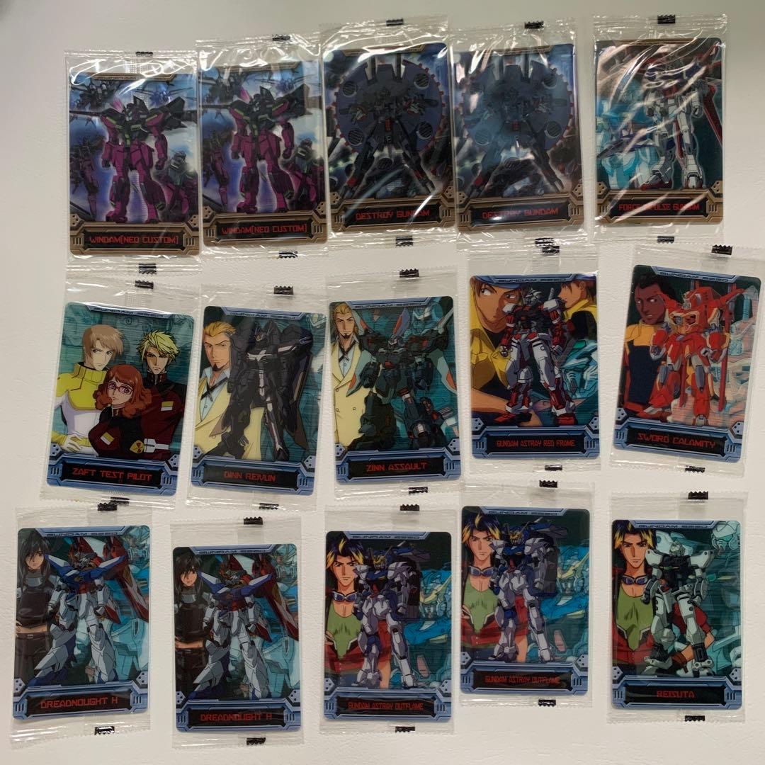 ガンダム　ウエハース　カード　森永　カガリ　ラクス　d