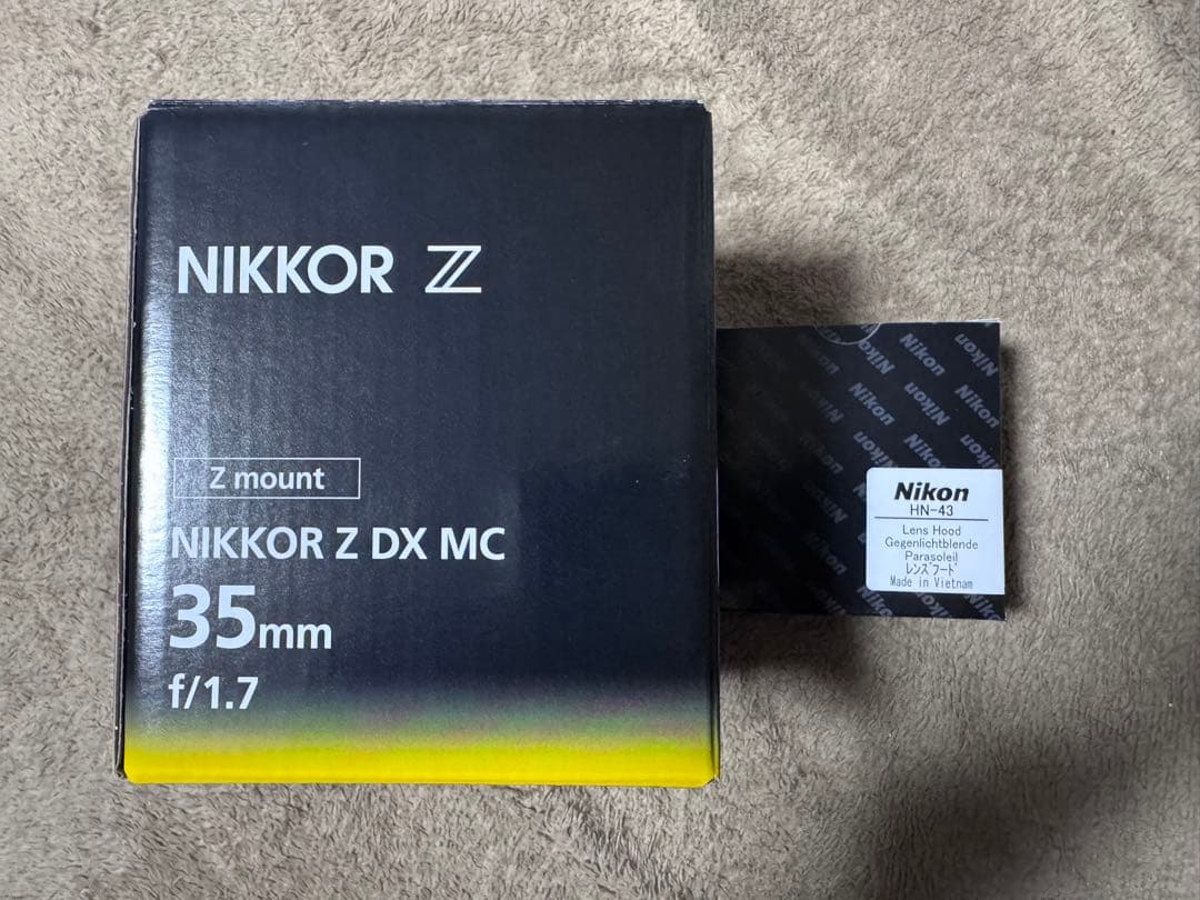 NIKKOR Z DX MC 35mm f1.7 フード付【保証有】