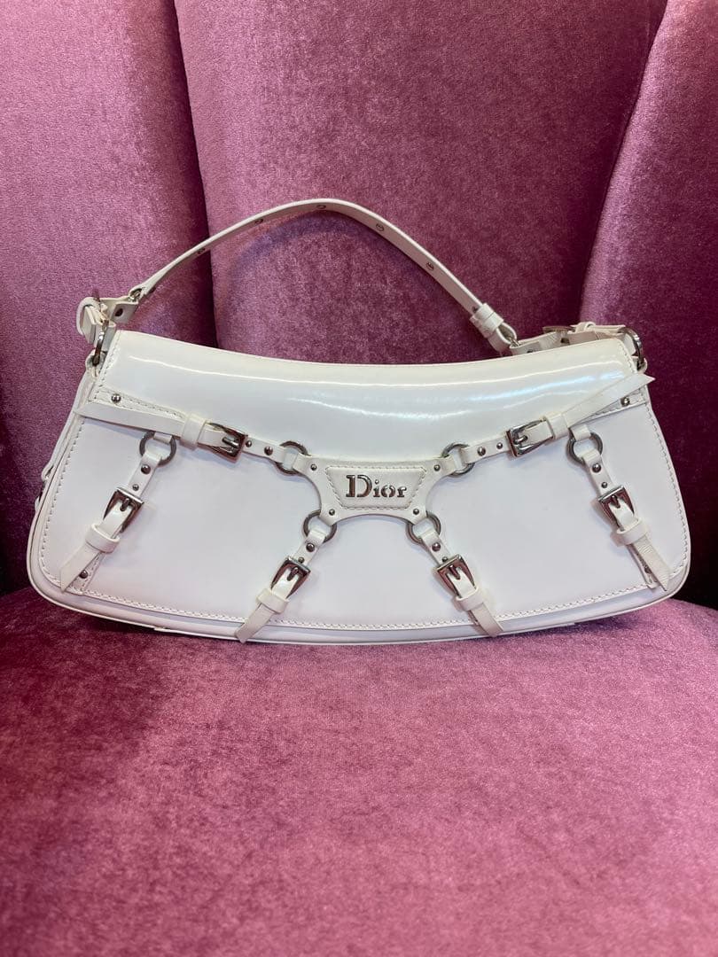 Dior ホワイト クラッチバッグ