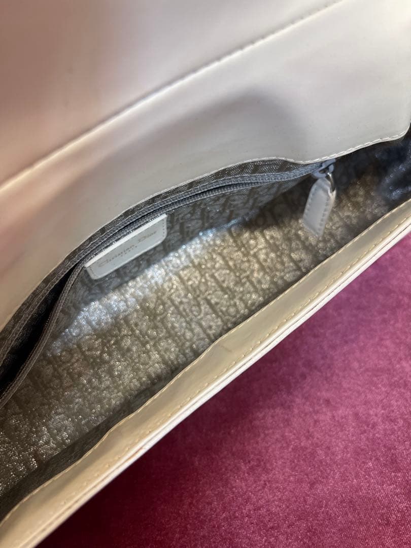 Dior ホワイト クラッチバッグ