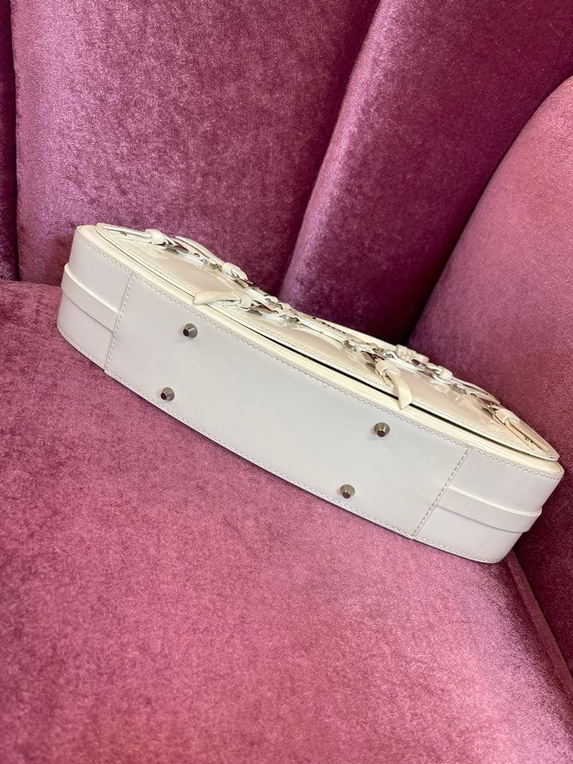 Dior ホワイト クラッチバッグ