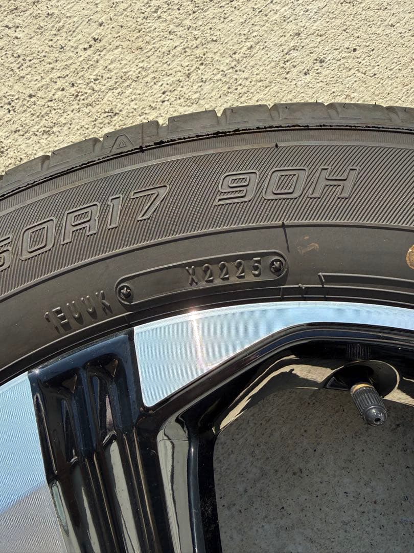 トヨタ 17インチ ホイールセット ダンロップタイヤ