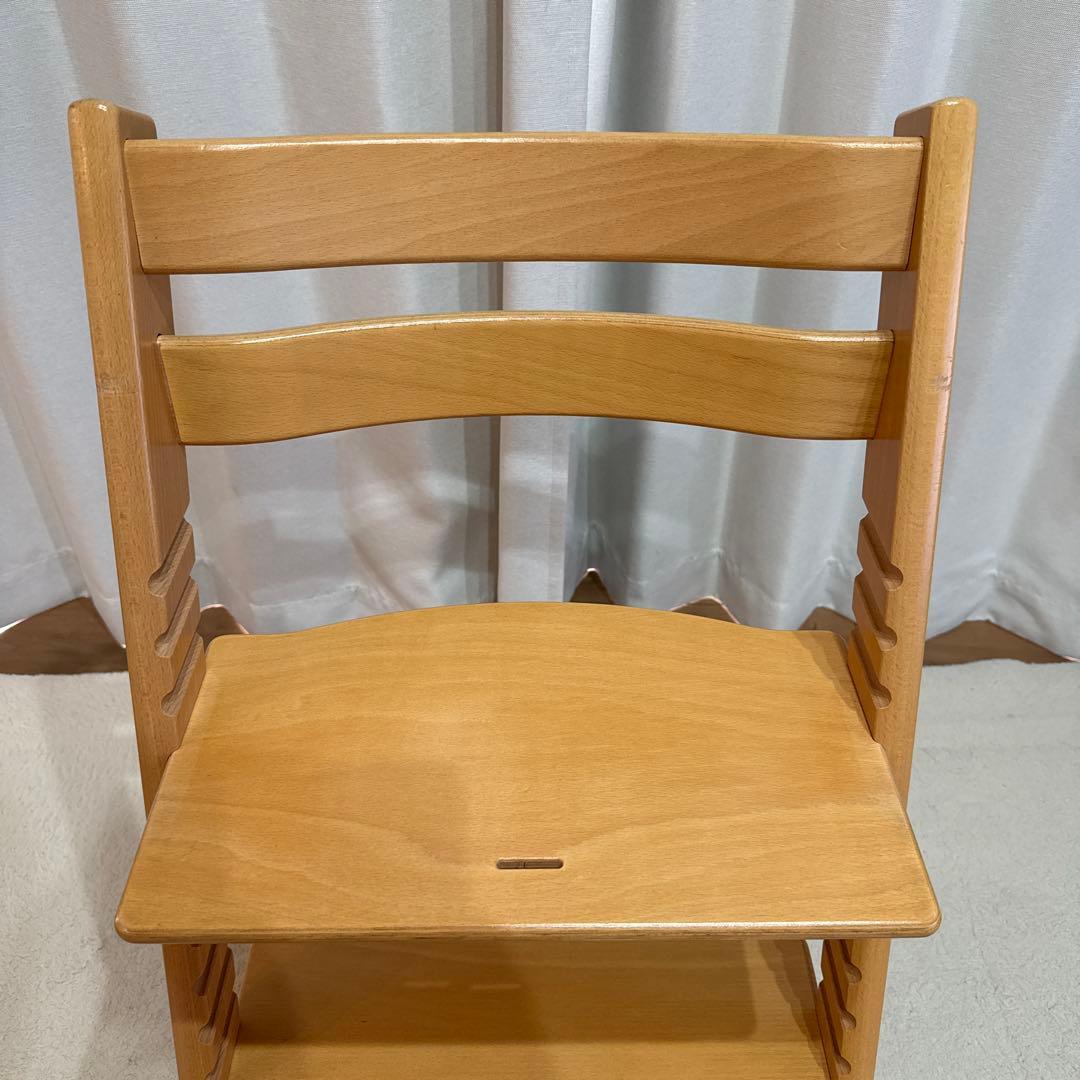 ①STOKKE ストッケ　トリップトラップ　ベビーチェア　ハイチェア　ナチュラル