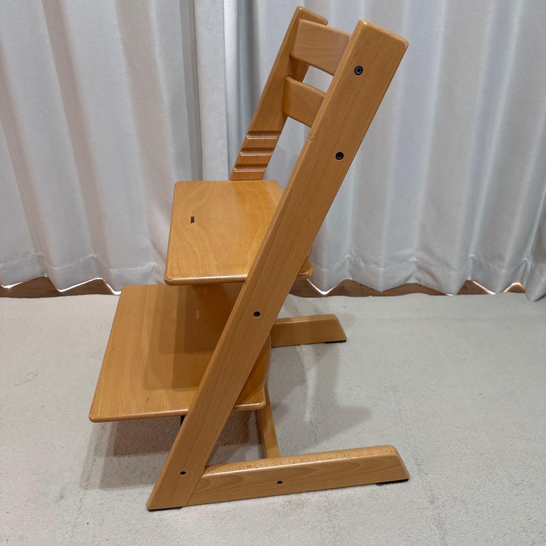 ①STOKKE ストッケ　トリップトラップ　ベビーチェア　ハイチェア　ナチュラル