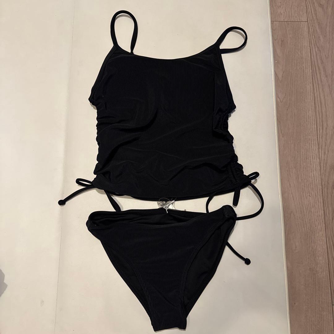 ビラボン 水着 タンキニビキニ ブラック Ｌ