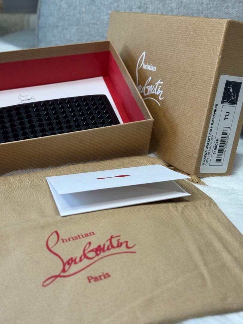 クリスチャン ルブタン ナクソス ロングウォレット ユニセックス 長財布