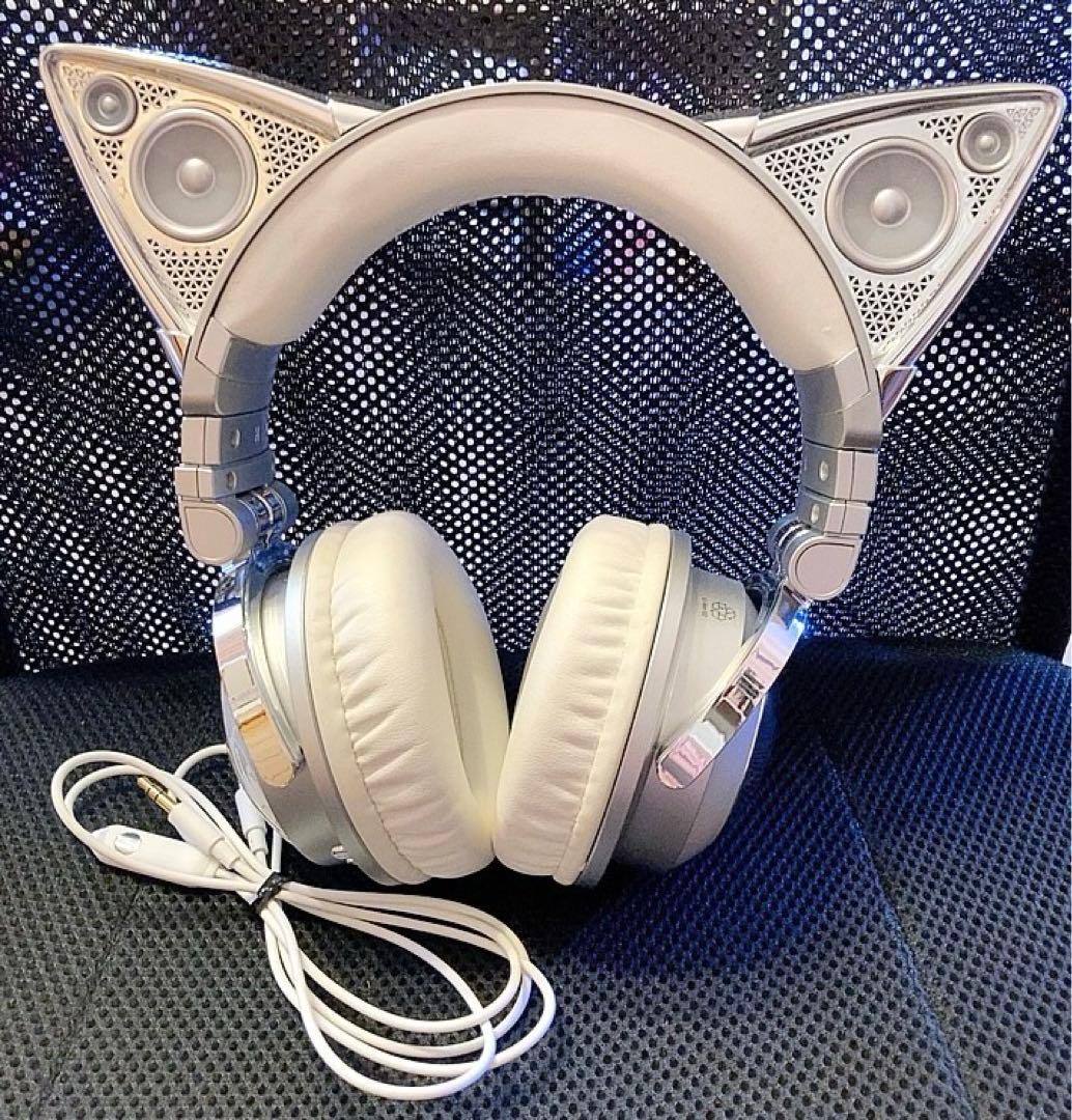 Brookstone アリアナグランデ ワイヤレス 猫耳ヘッドホン