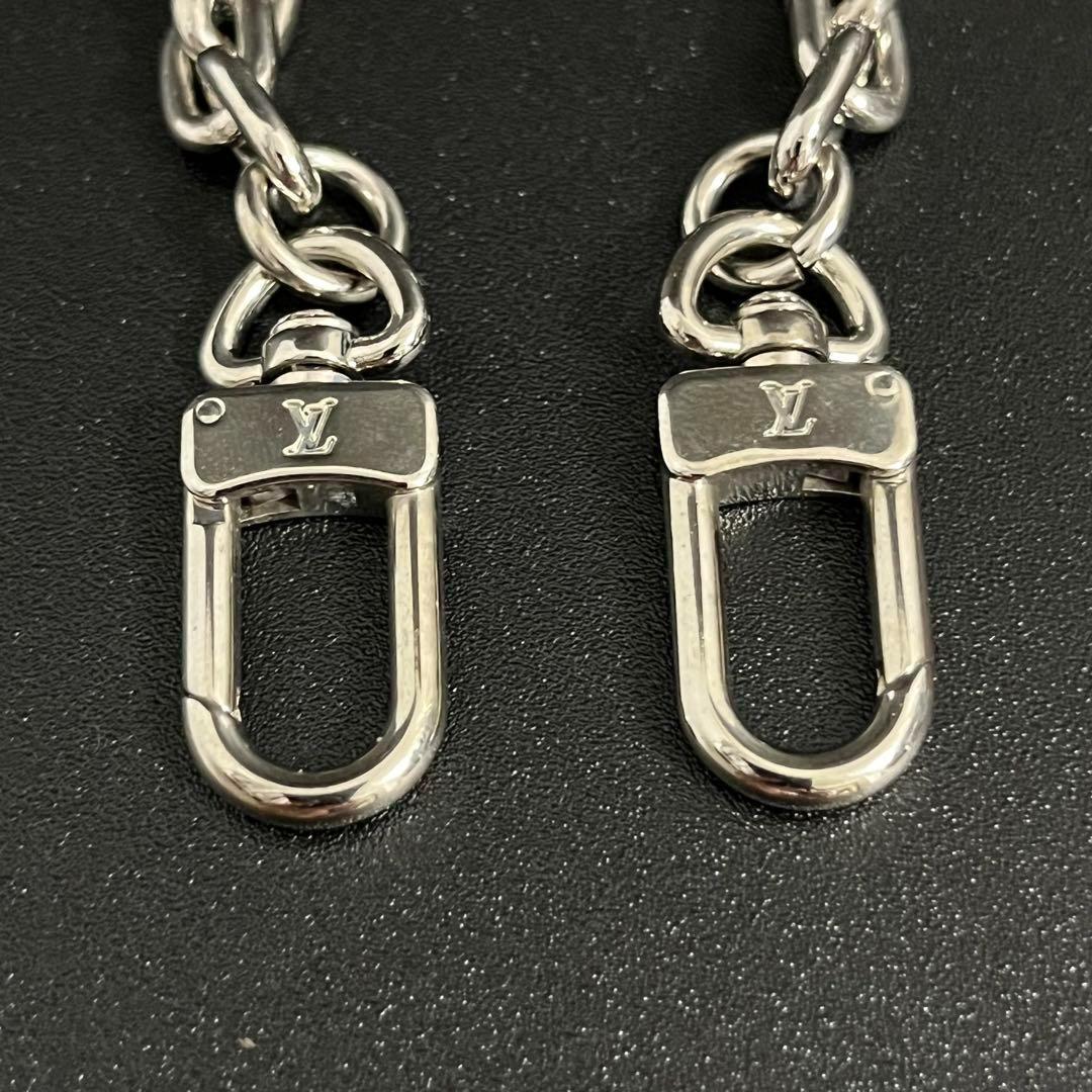 美品 LOUIS VUITTON ルイヴィトン Wフック ウォレットチェーン