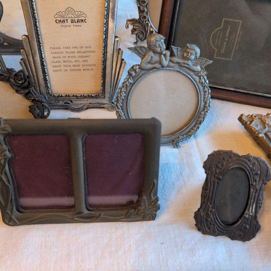 アンティーク フォトフレームセット 12個