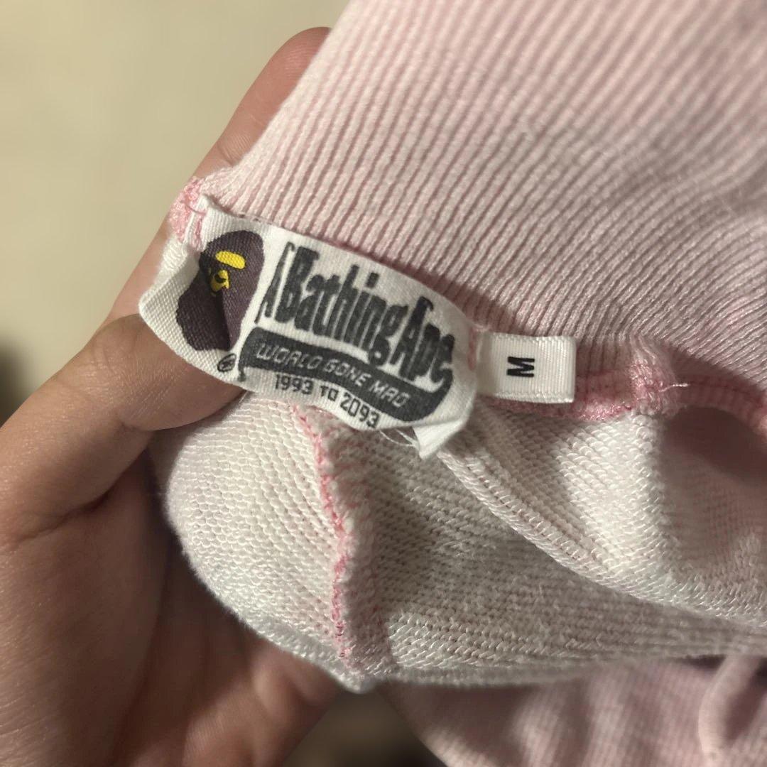 A BATHING APE BAPE シャーク ハーフパンツ 迷彩 ピンクM