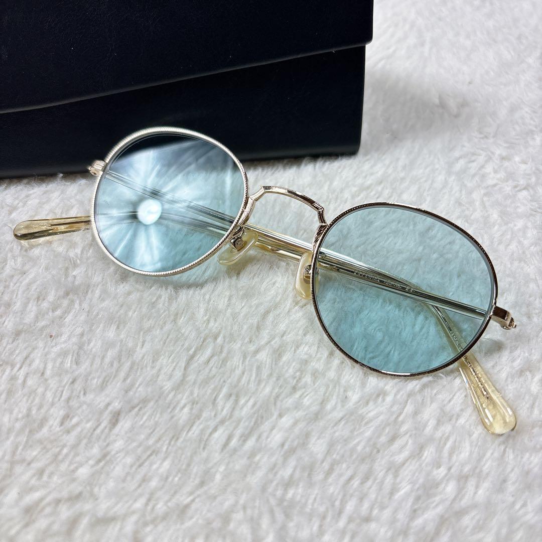 極美品 ayame アヤメ OLDSTAR オールドスター サングラス ゴールド