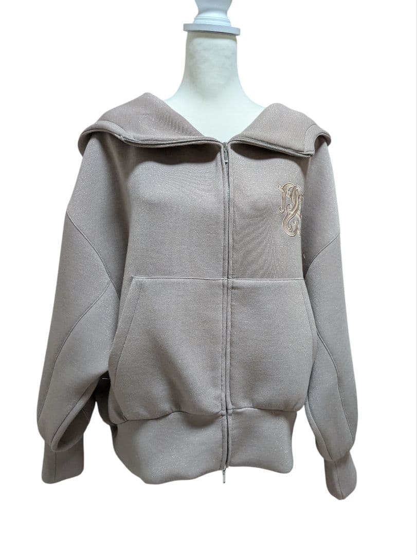 snidel スナイデル ボリュームパーカー モカ