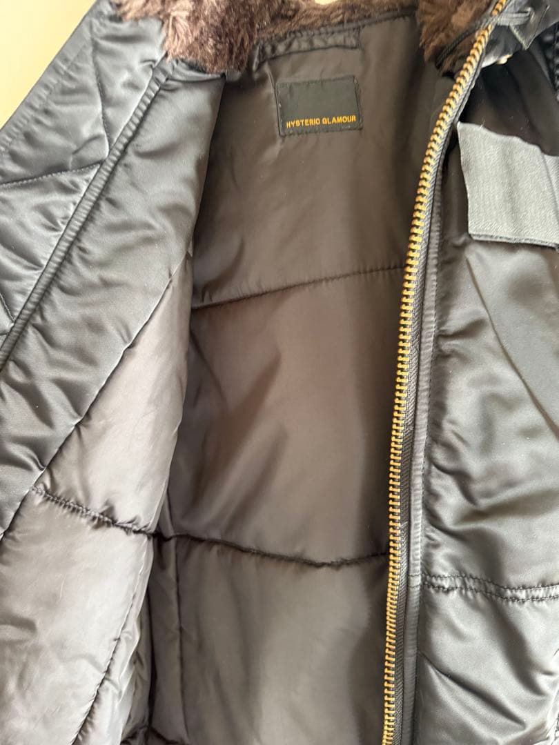 HYSTERIC GLAMOUR ブラックモッズコート