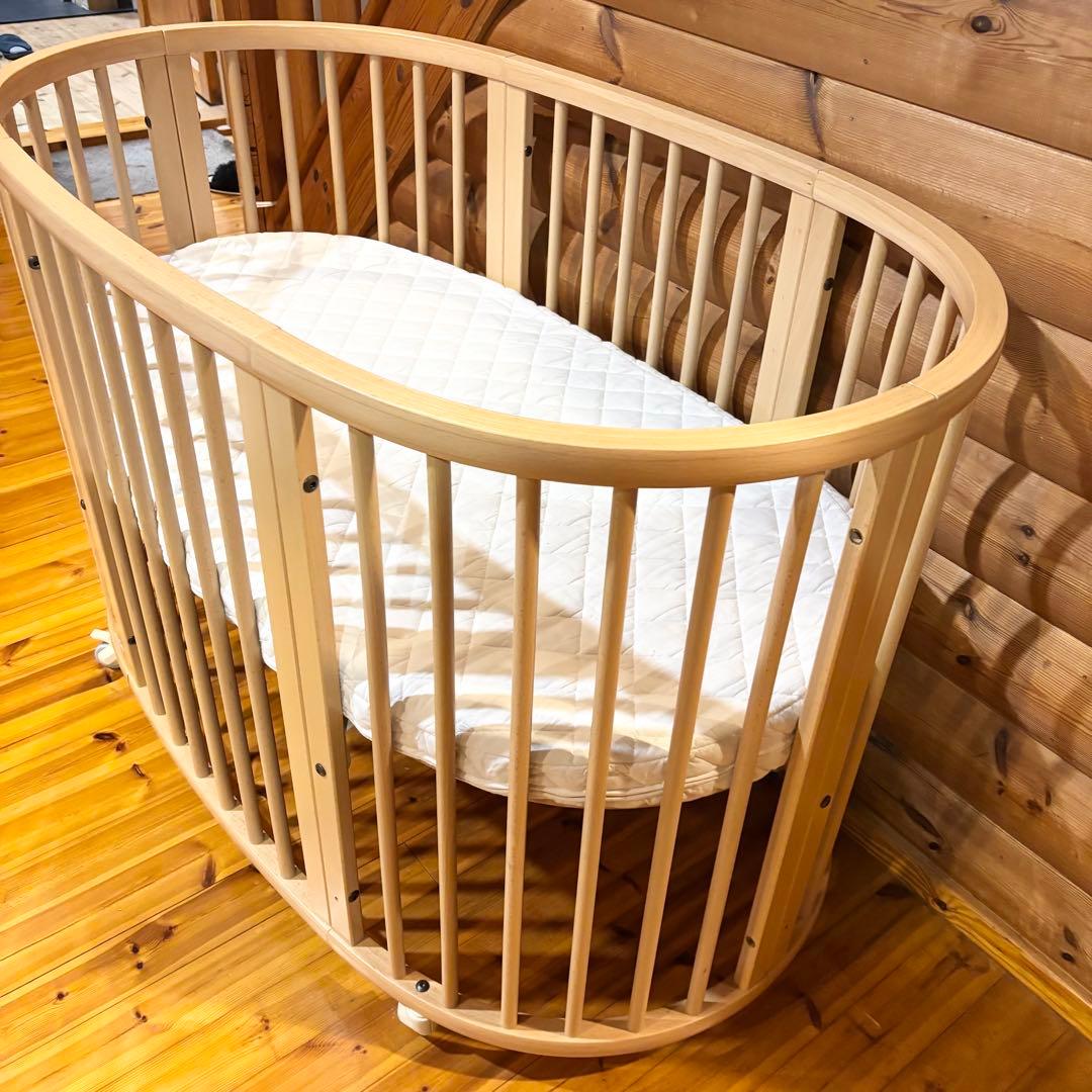 【美品】STOKKE ストッケ スリーピー ベビーベッド ナチュラル