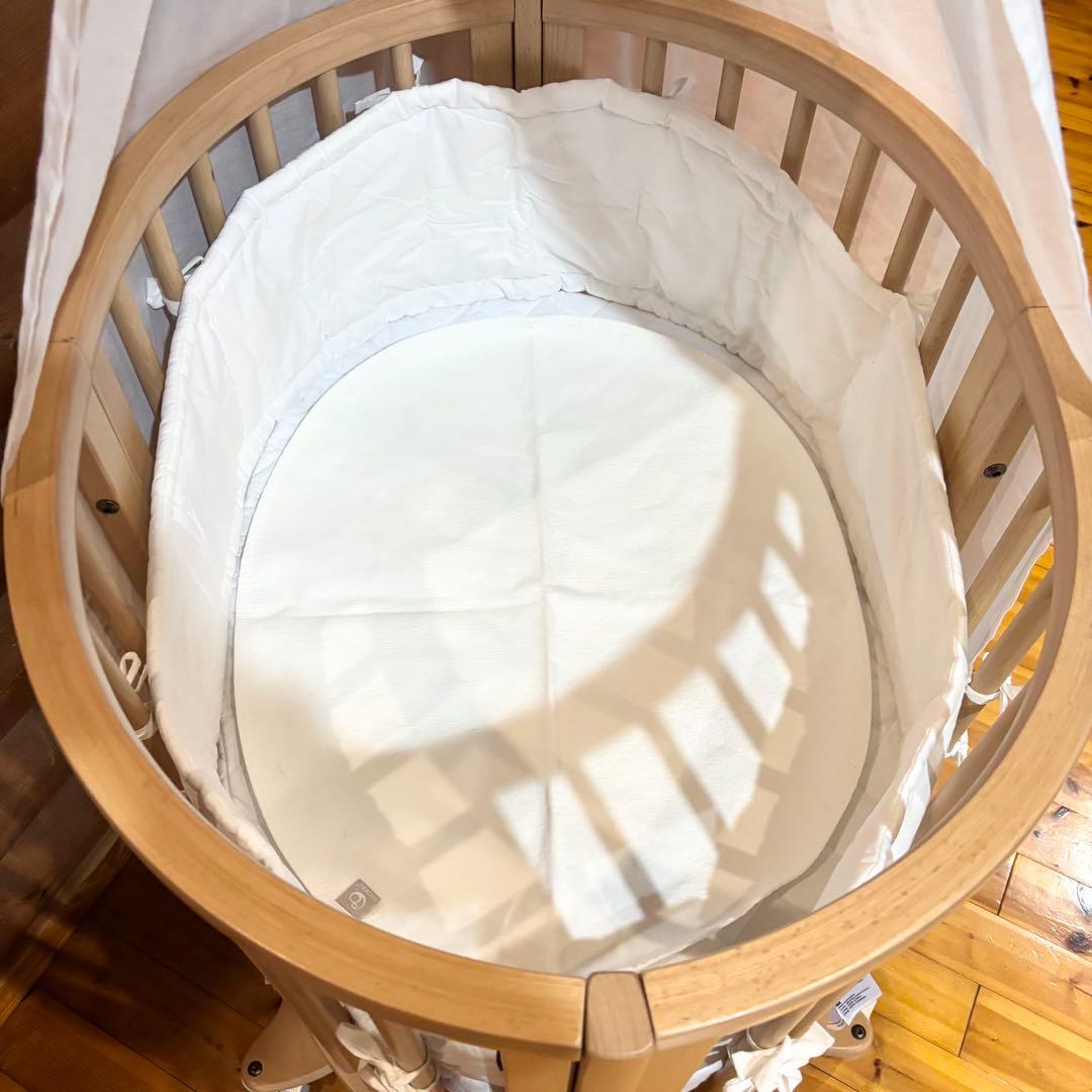 【美品】STOKKE ストッケ スリーピー ベビーベッド ナチュラル