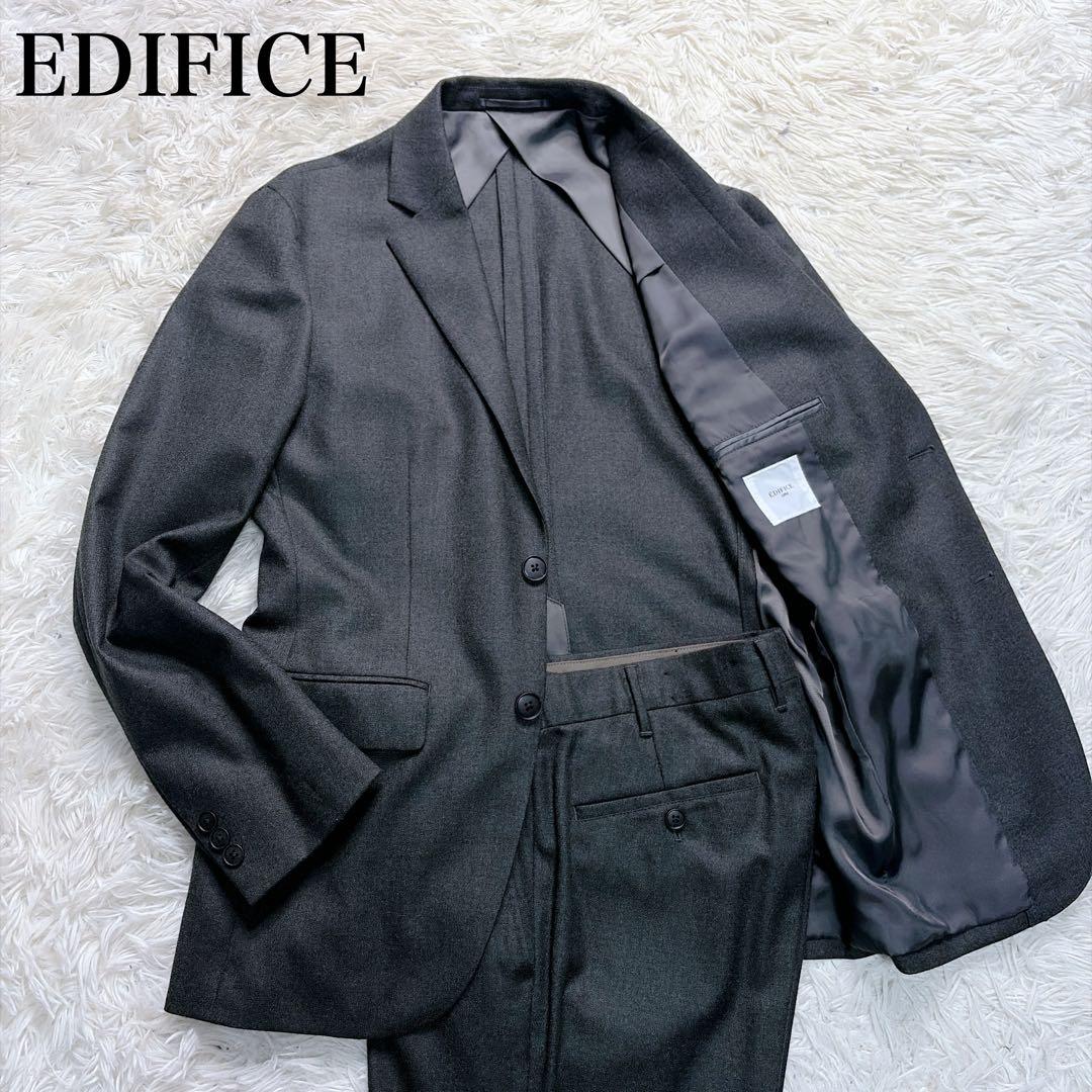 【美品】エディフィス スーツ セットアップ グレー M