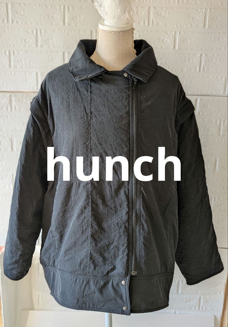 専用　ハンチ hunch（ハンチ）袖取り外し2way 中綿ライダースコート