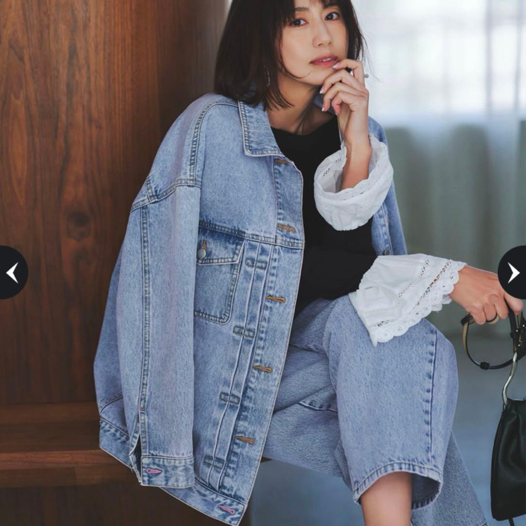 新品タグ付 Arpege story ピンクトッピングBIG Gジャン