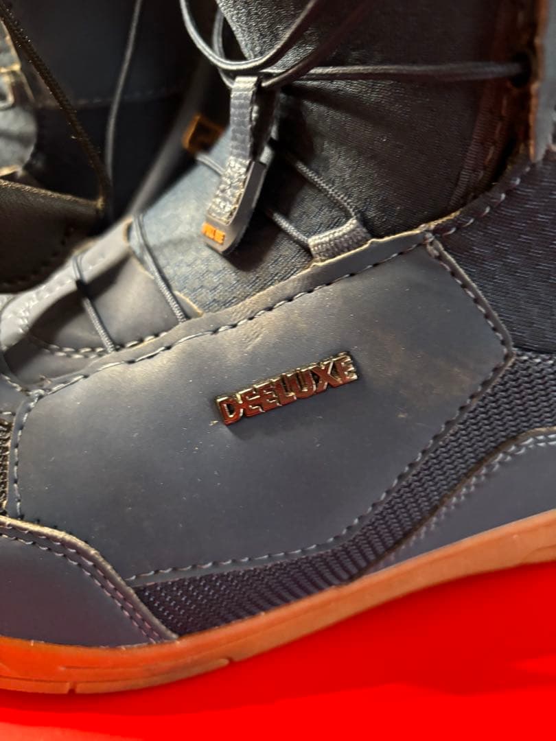 [新品同様]DEELUXE スノーボードブーツ ネイビー