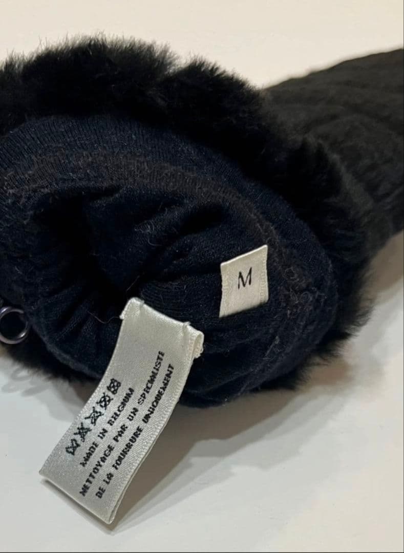 CHANEL ブラックファー ミトン