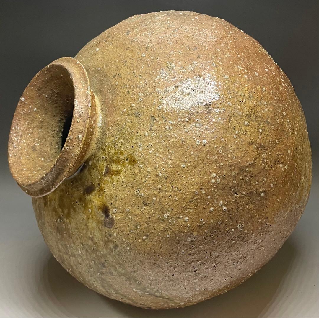 信楽焼　大壺　35cm 　落款あり　x81