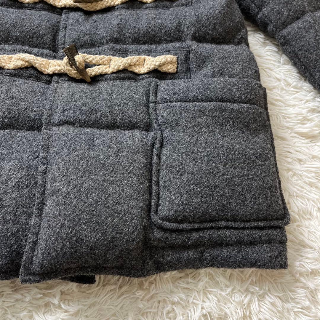 極美品 sacai ダッフルコート ダウン グレー 2way