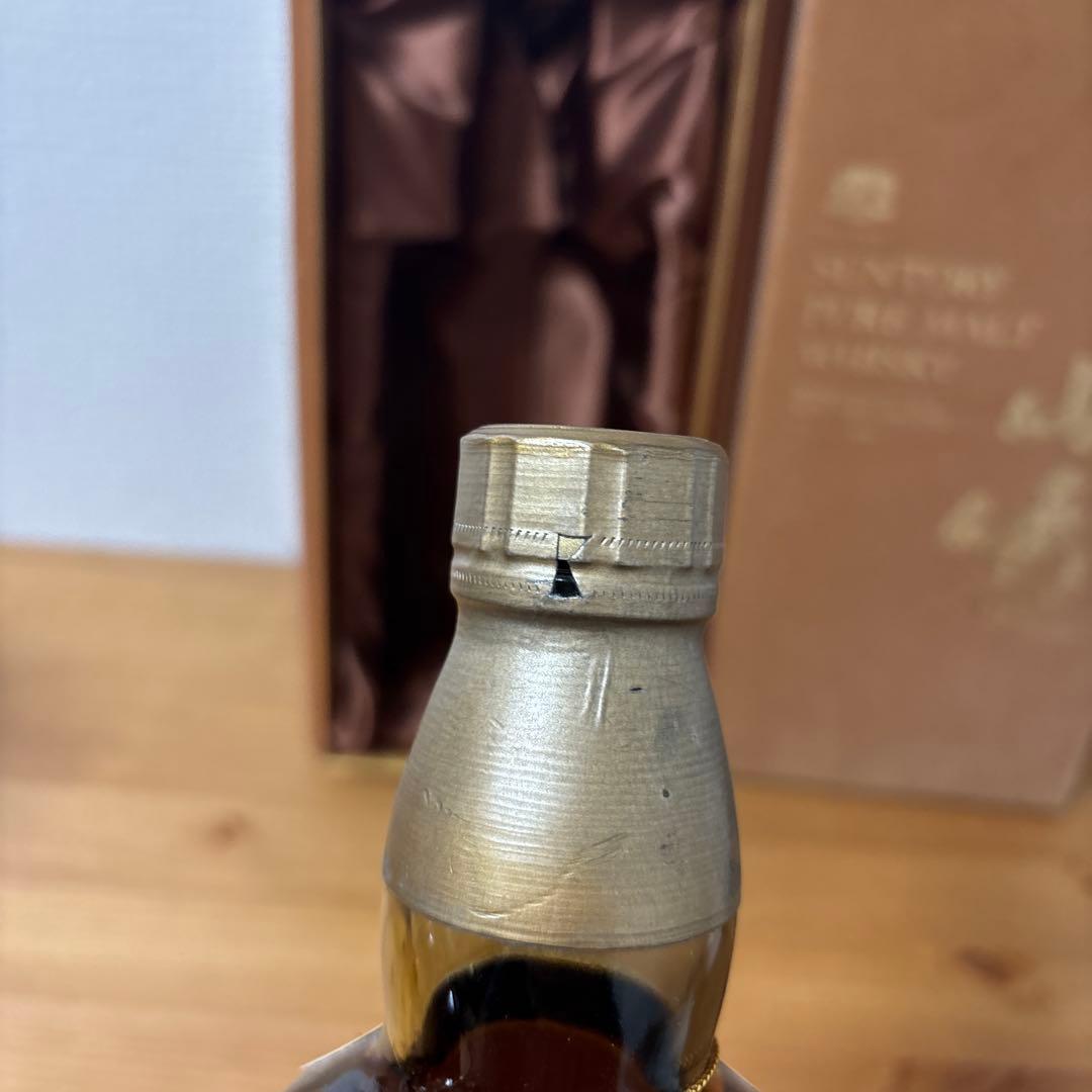 サントリーピュアモルトウイスキー　山崎　特級　760ml 初期ラベル　冊、箱付❷