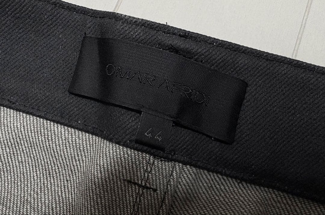 【極美品】Omar afridi 25SS knee darted flare