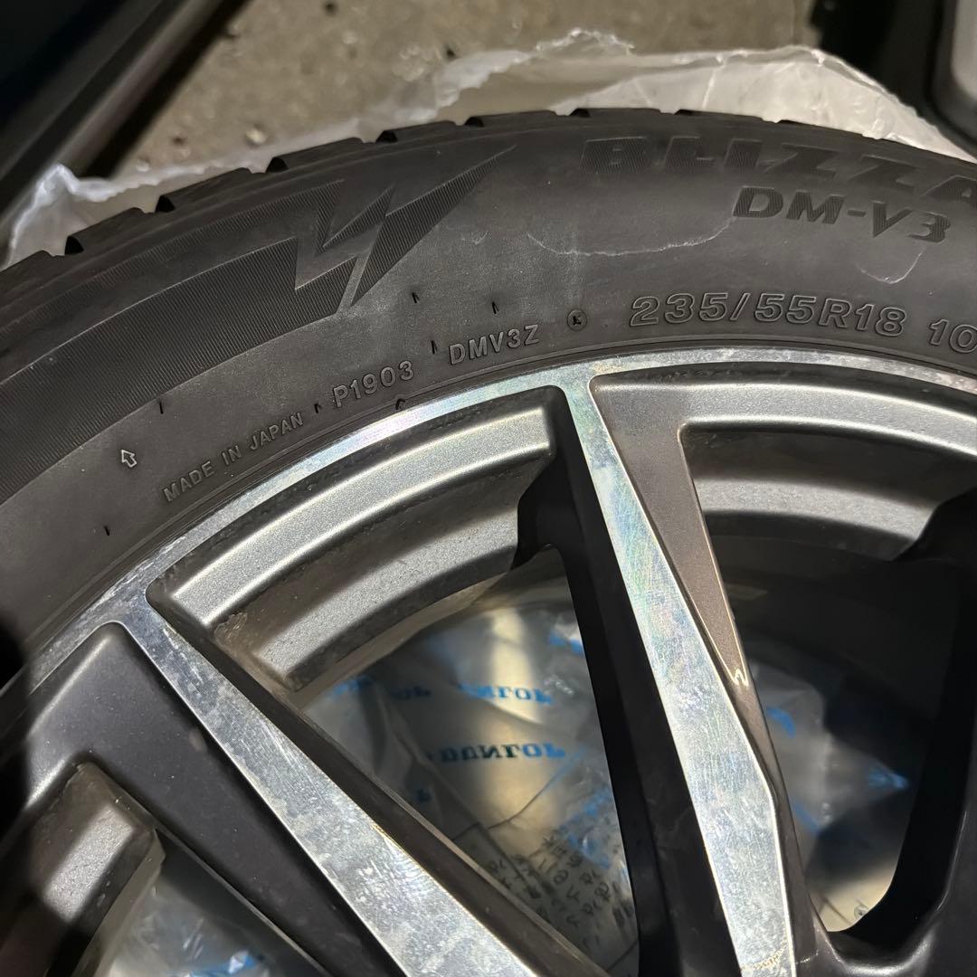 深溝　美品　235/55R18 スタッドレス　ハリアー　4本セット