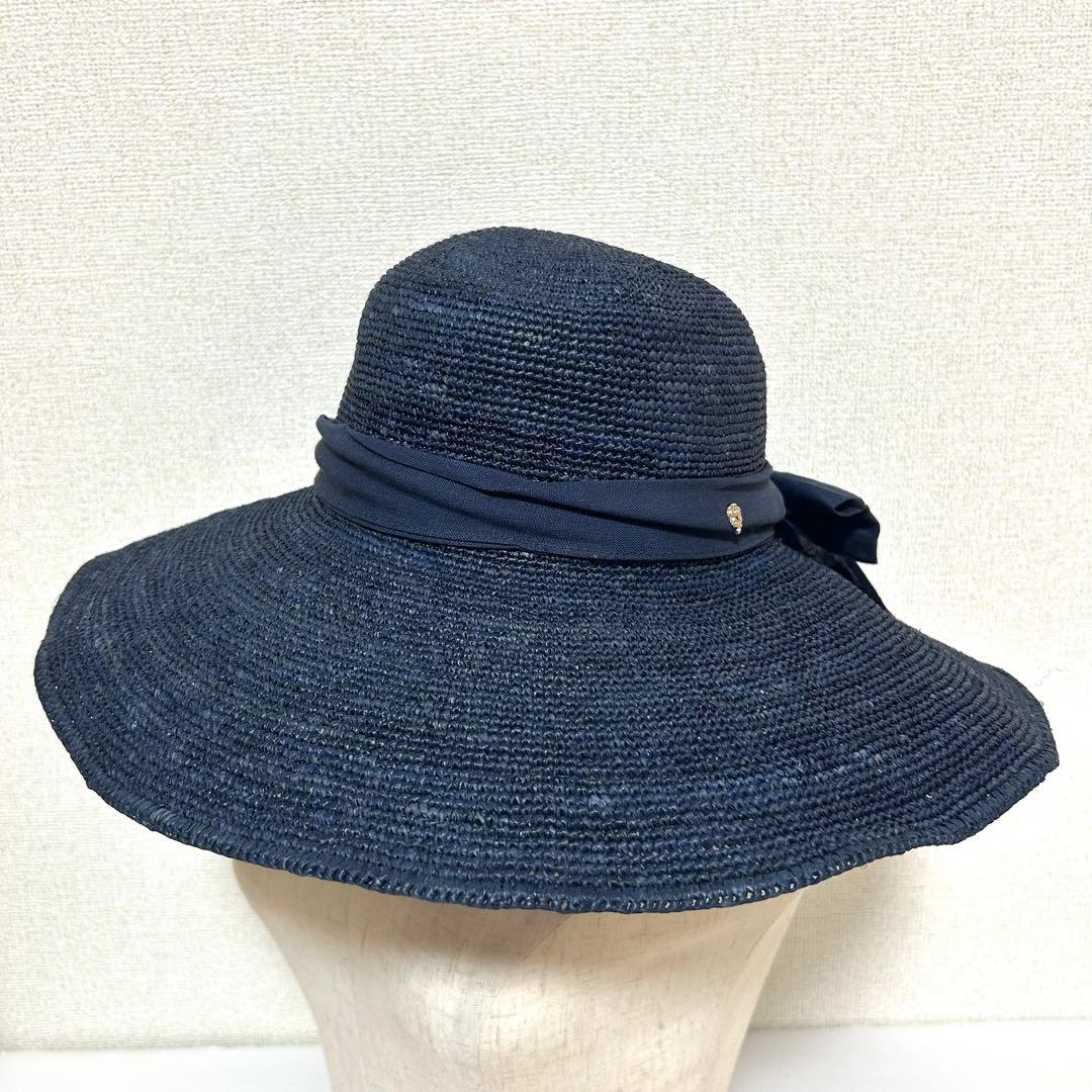 極美品✨ヘレンカミンスキー つば広 麦わら帽子 ハット