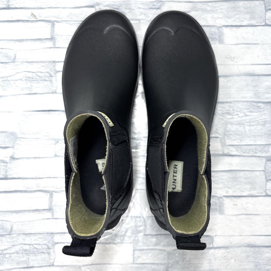 ✨美品✨ハンター ノリスチェルシーブーツ レインブーツ ブラック 24cm