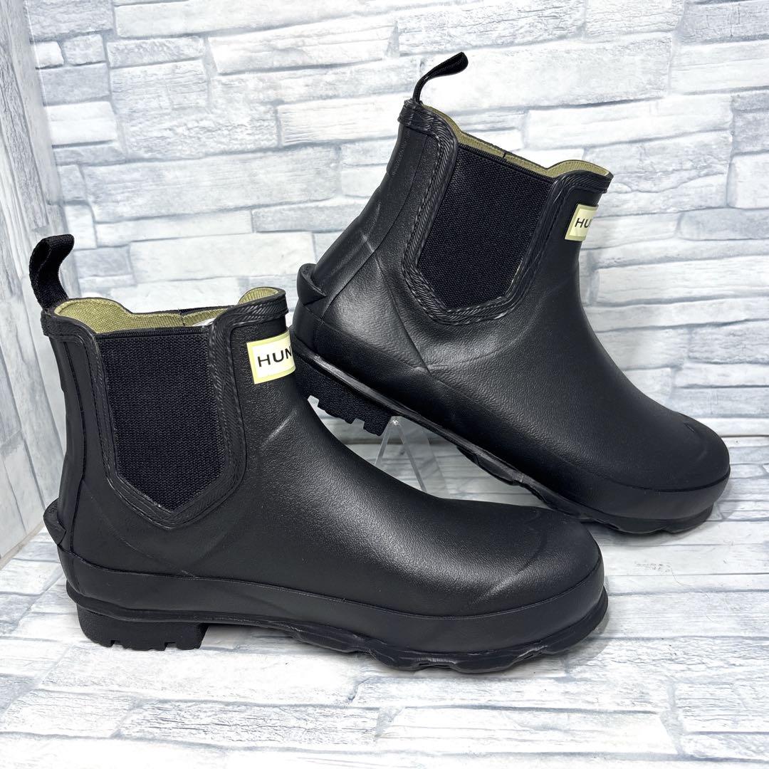 ✨美品✨ハンター ノリスチェルシーブーツ レインブーツ ブラック 24cm