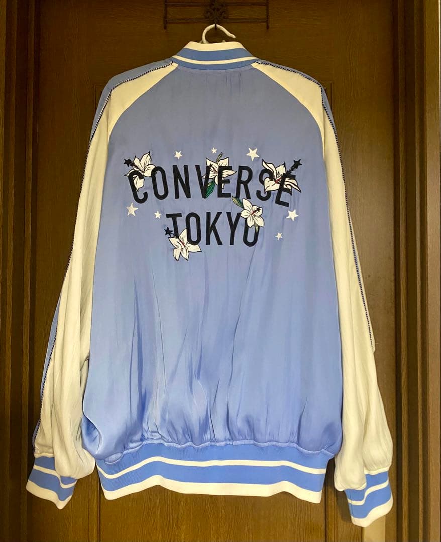 コンバーストウキョウ サテンオーバーサイズスーベニアジャケット スカジャン