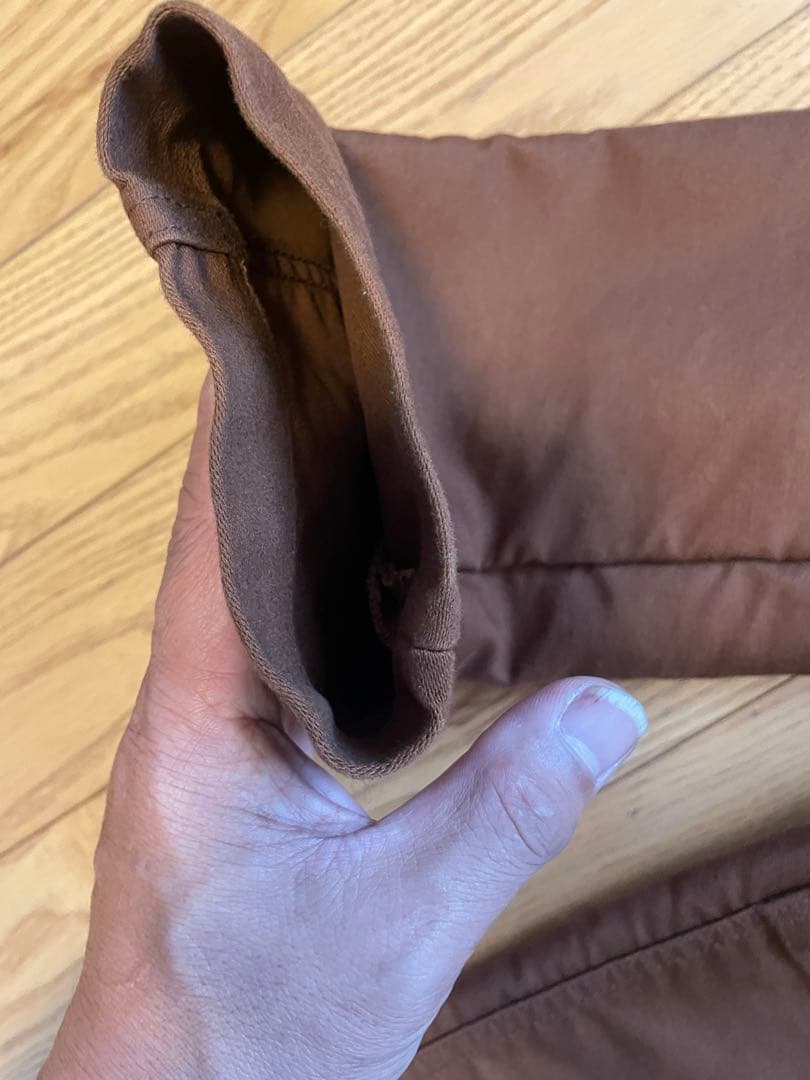 ルサンパレイユ モールスキン ラペル ワークジャケット 42 ブラウン 日本製