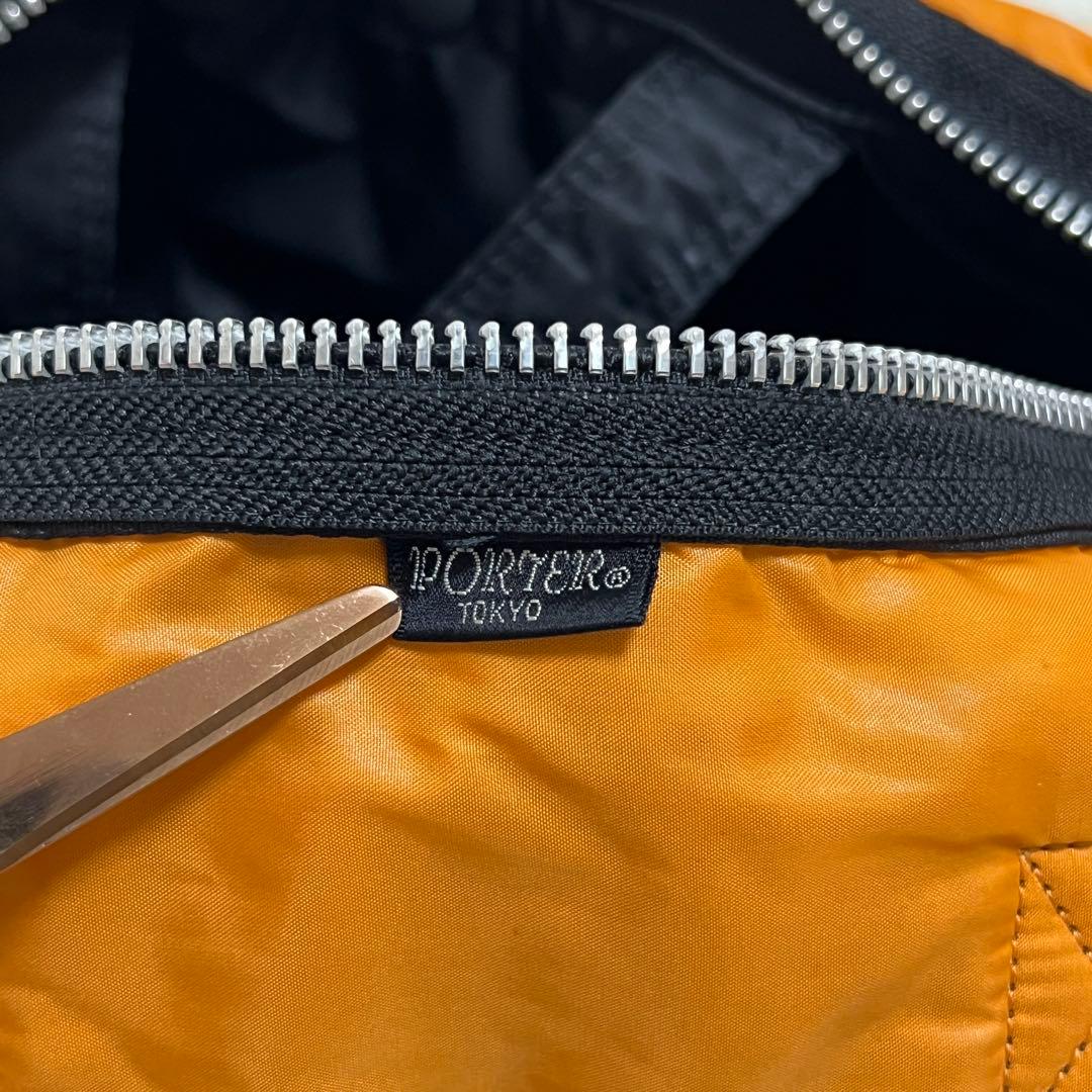 ✨極美品✨ ポーター ミニボストンバッグ タンカー ダッフル ブラック 希少 L