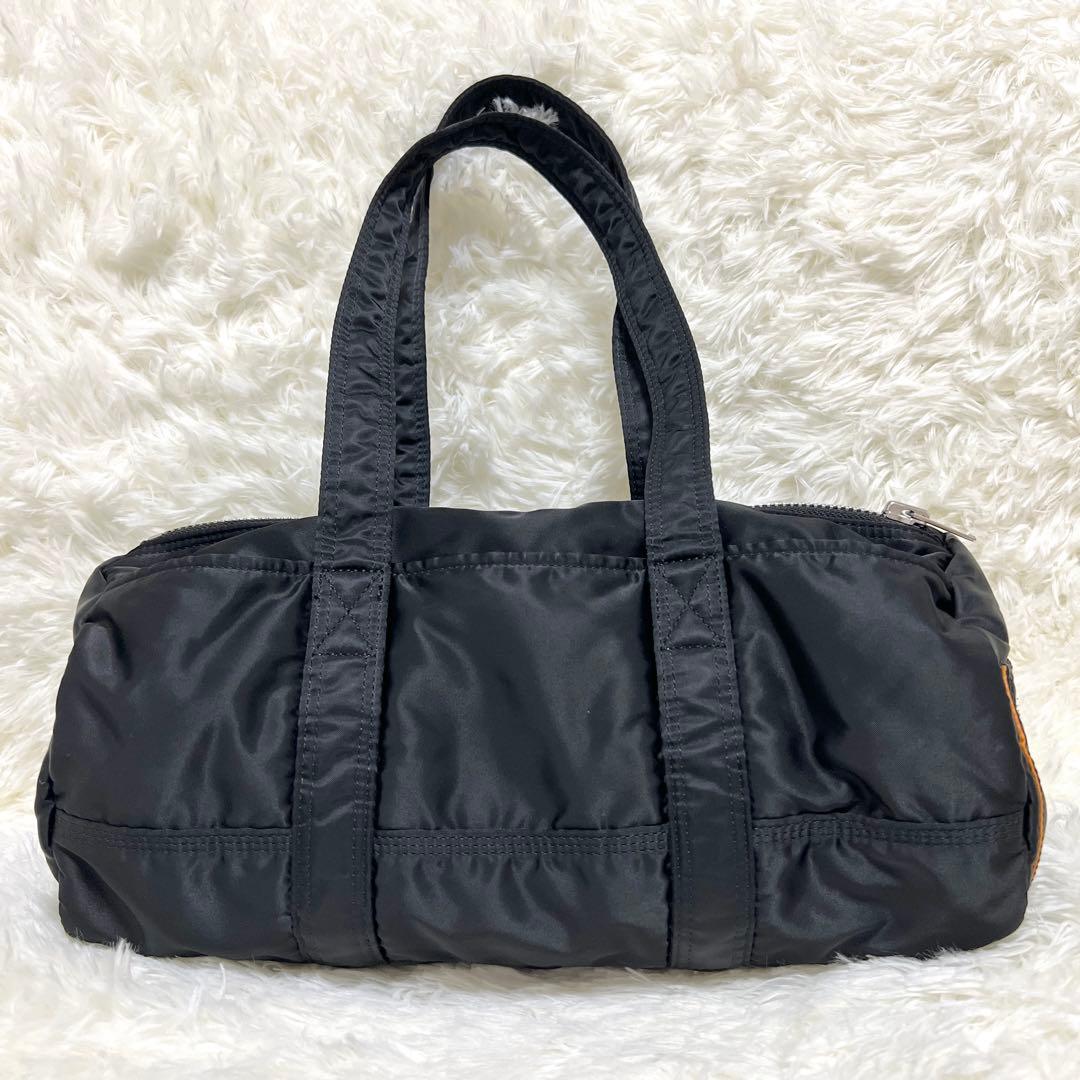 ✨極美品✨ ポーター ミニボストンバッグ タンカー ダッフル ブラック 希少 L