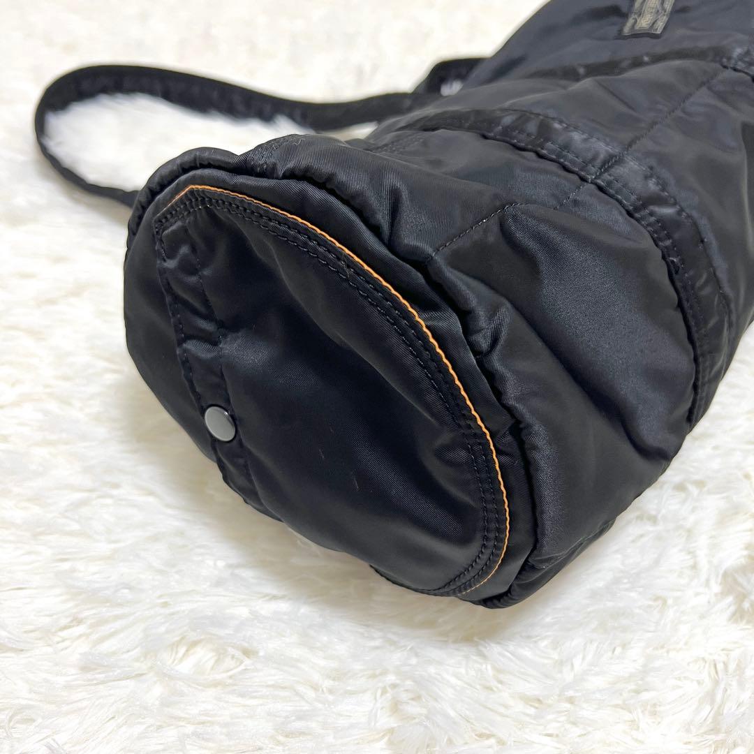 ✨極美品✨ ポーター ミニボストンバッグ タンカー ダッフル ブラック 希少 L