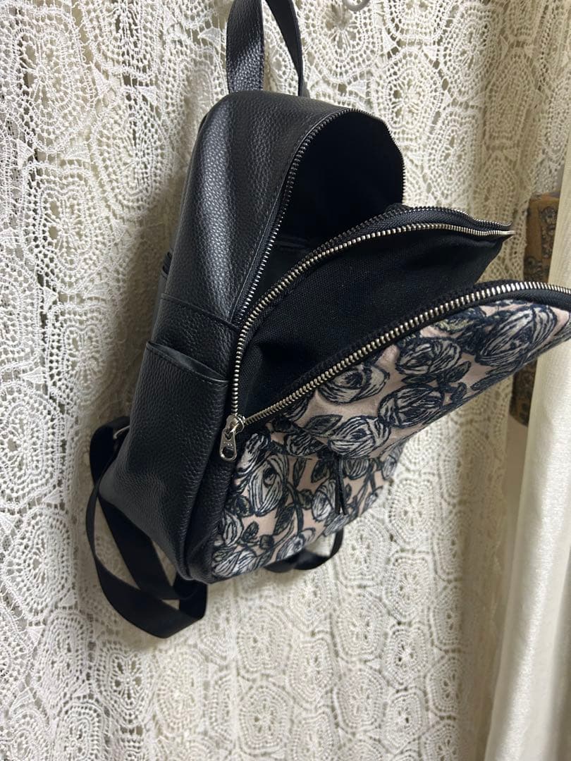 専用51010Ｂミナペルホネンハーフハンドメイド本革リュック rosy