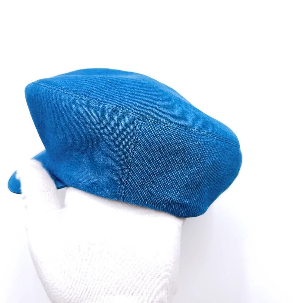 ◇エルメス◇コットン/ブルーデニム/58/キャスケット/帽子/キャップ/ブランド