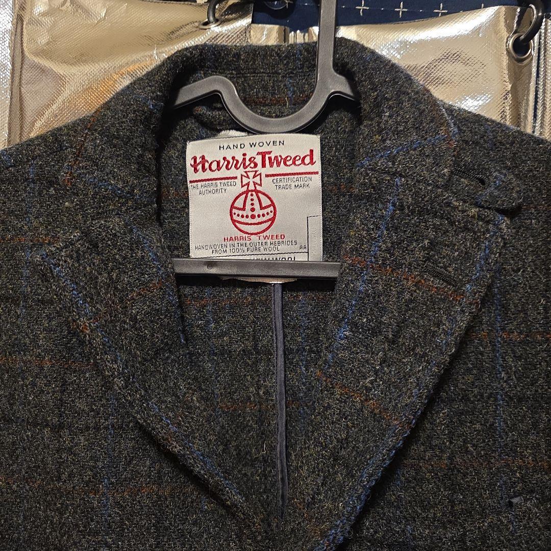 最終お値下げ❗Harris Tweed テーラードジャケット M グレー