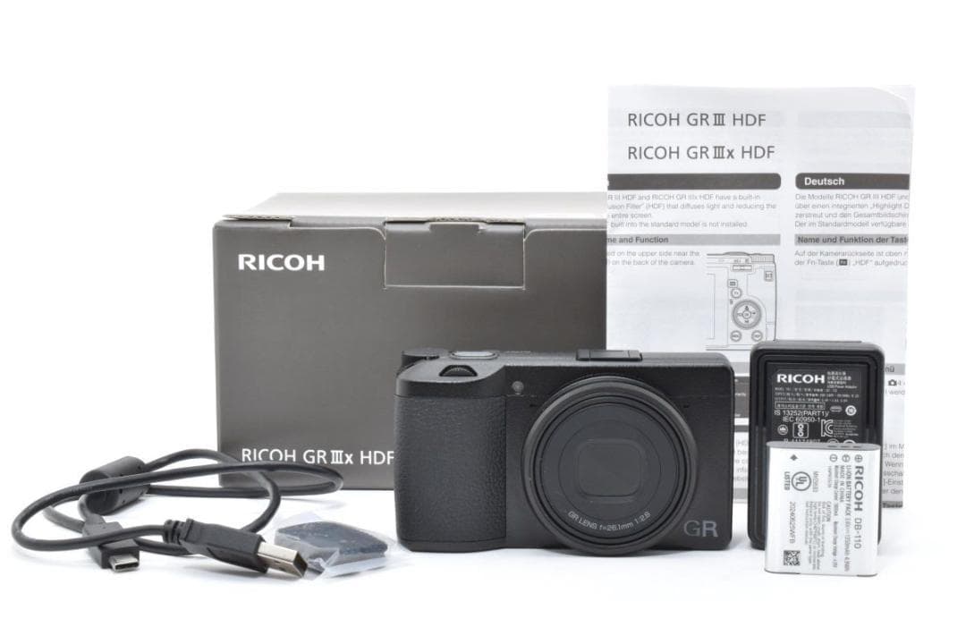 【ショット758回】 RICOH リコー GR IIIX HDF デジタルカメラ