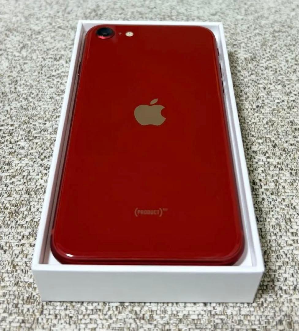 【超美品】iPhoneSE 第3世代 レッド 64GB