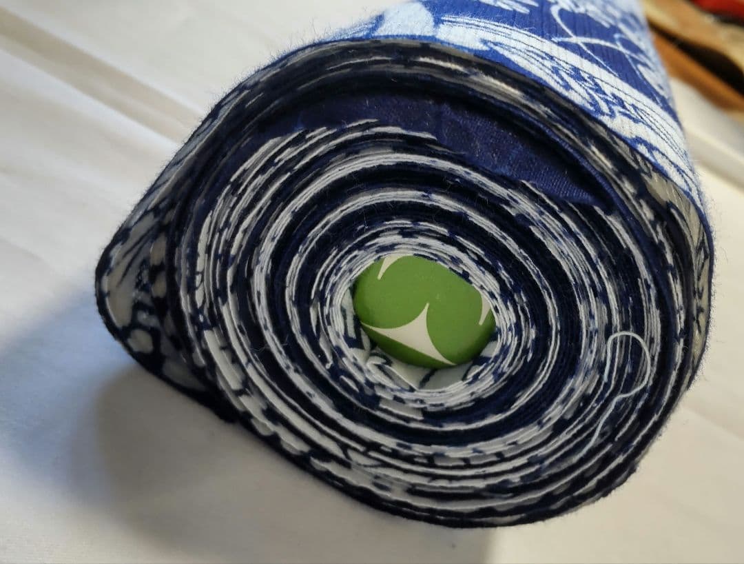 浴衣 反物 綿呂 竺仙 絽 本染 萩 菊 竹 和柄 古典