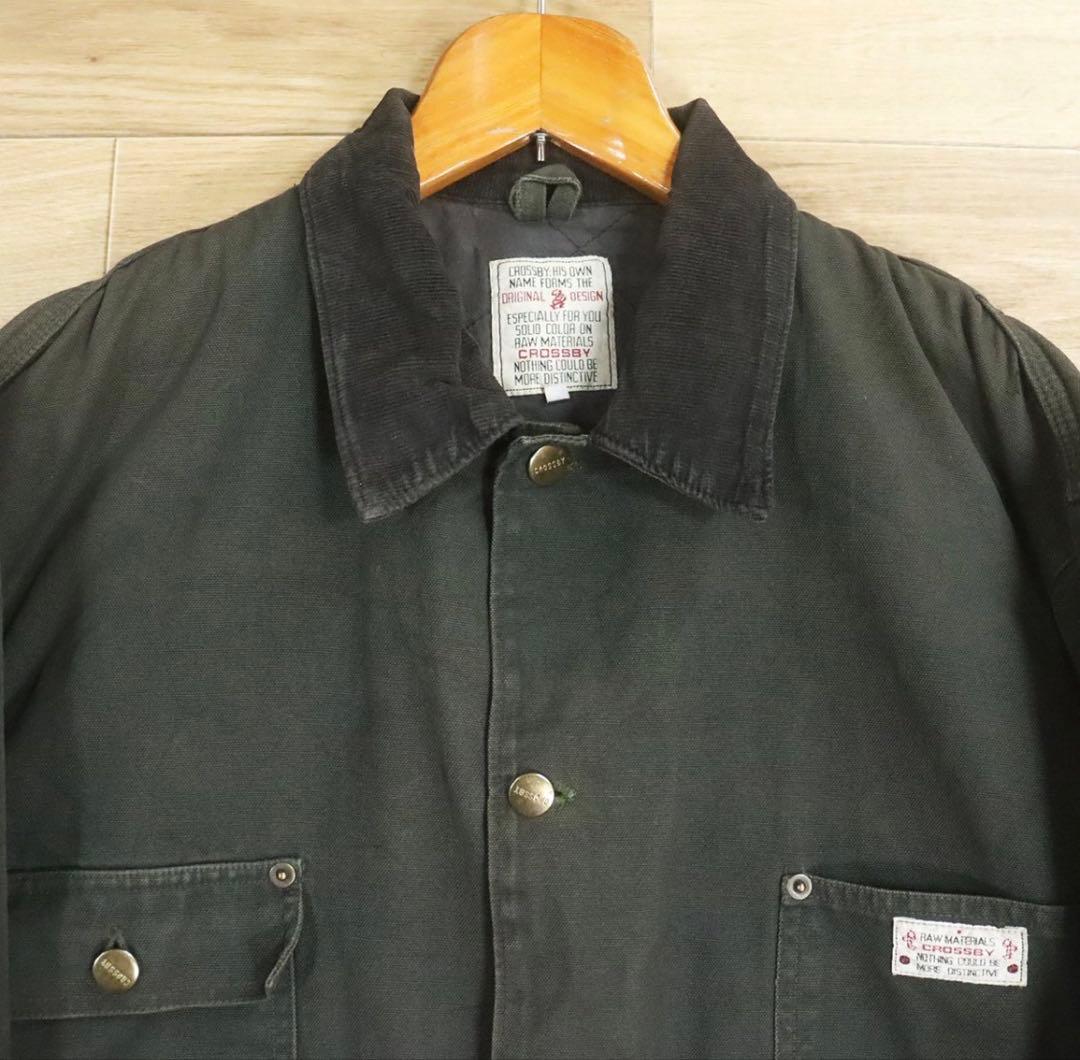 CROSSBY　ダックカバーオール　ワークジャケット 黒チョアコート　カーハート