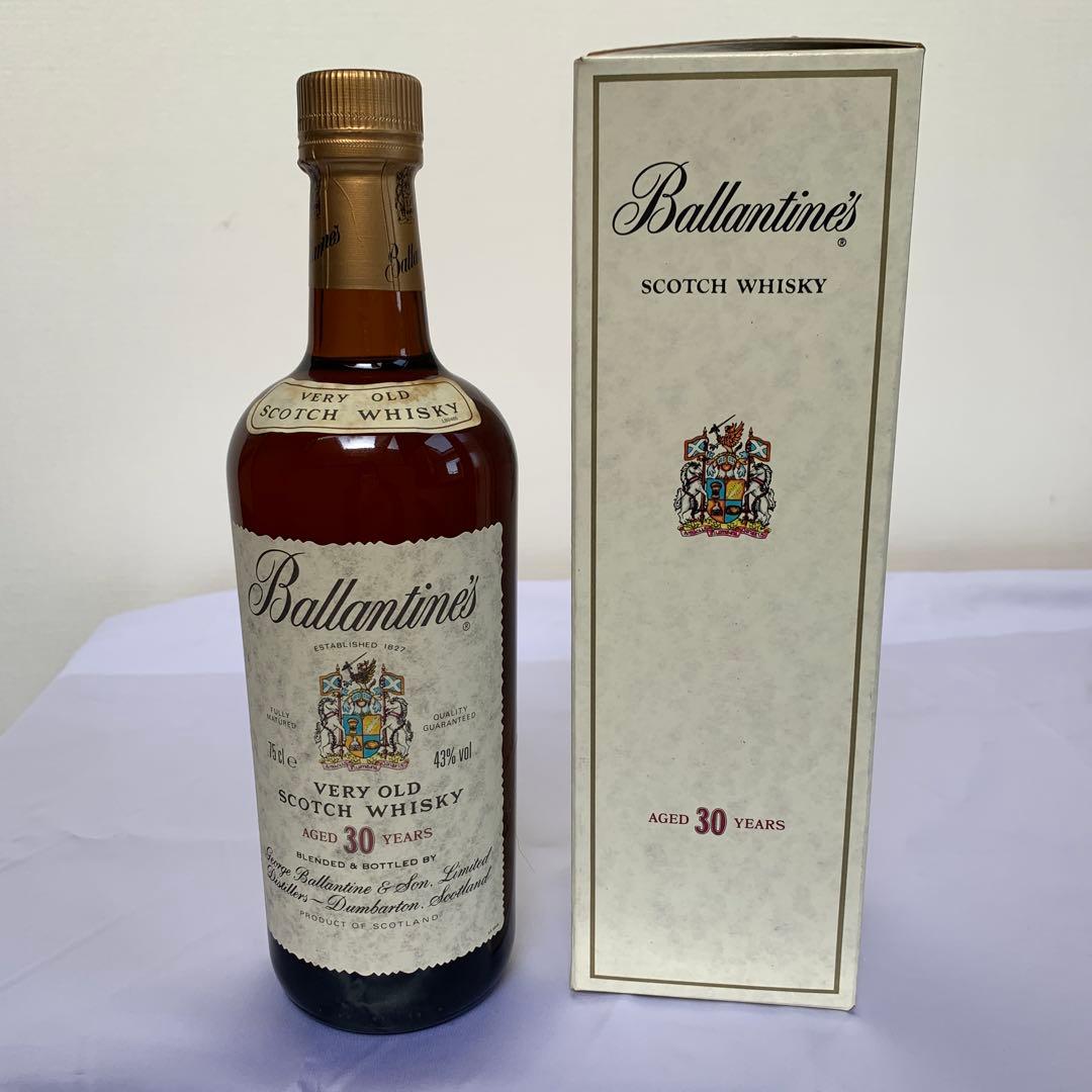 【未開栓美品】古酒　Ballantine's バランタイン30年 750ml箱付