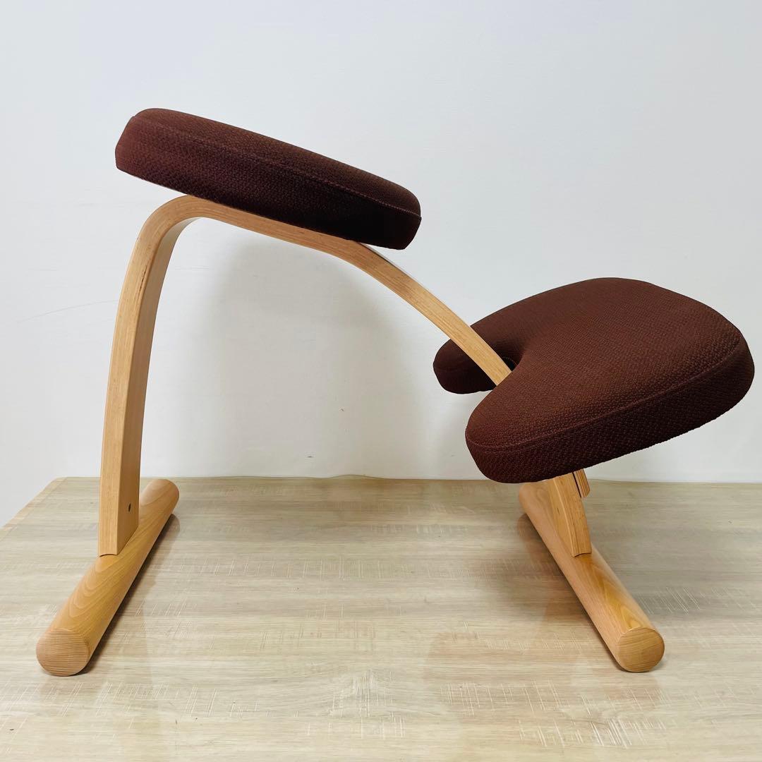 ★美品★姿勢矯正 バランスラボ バランスチェア バランスイージー ダークブラウン