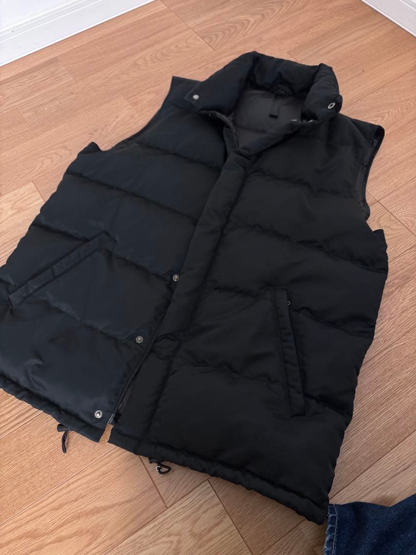 wjk×DUVETICA コラボ ダウンベスト 黒 L 高級グースダウン使用