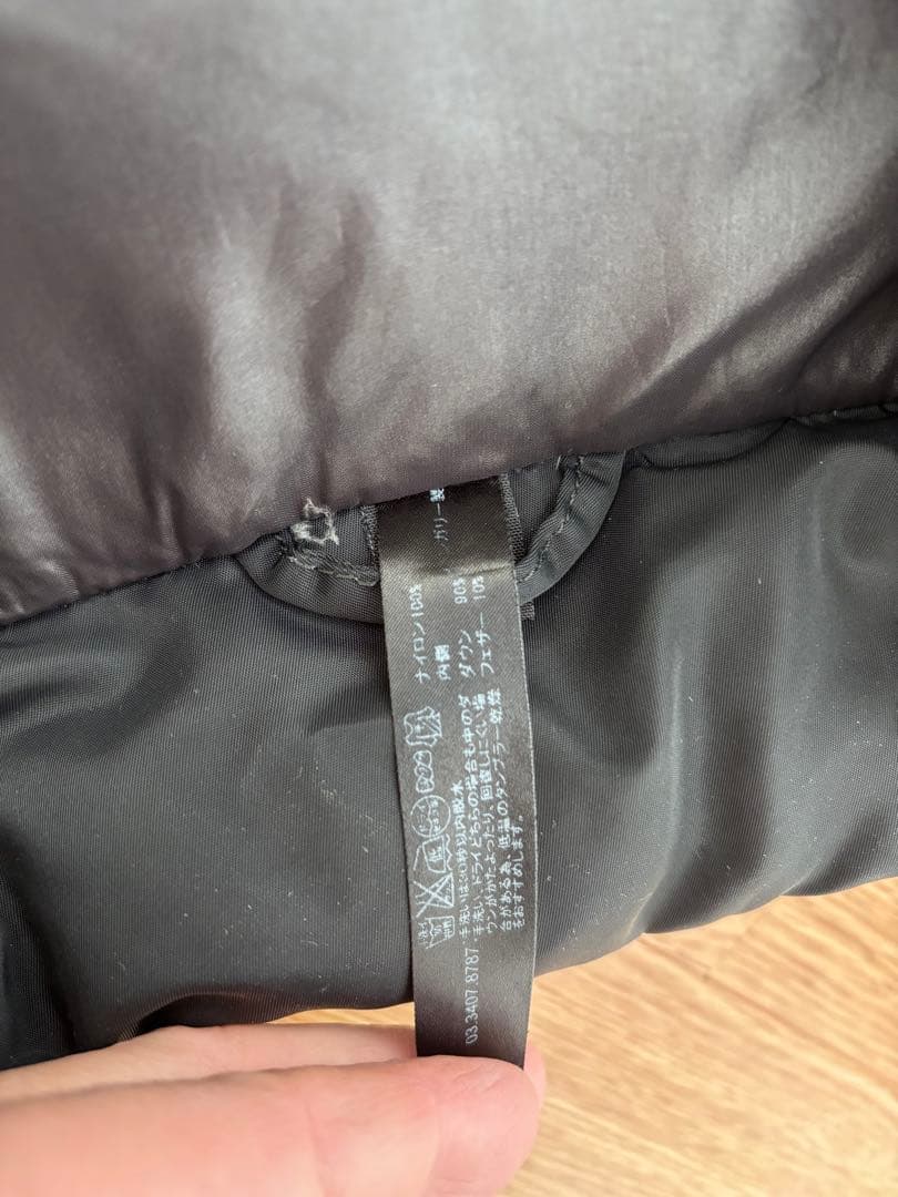 wjk×DUVETICA コラボ ダウンベスト 黒 L 高級グースダウン使用