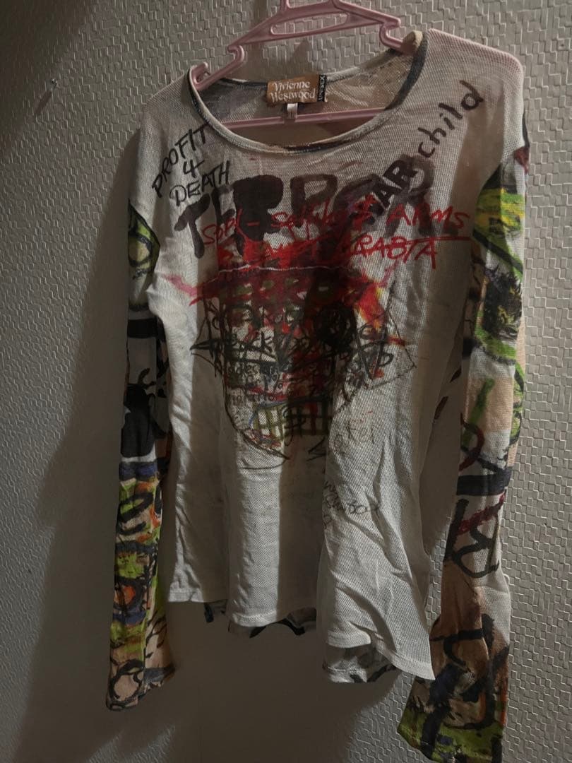 vivienne westwood グラフィティアート長袖Tシャツ