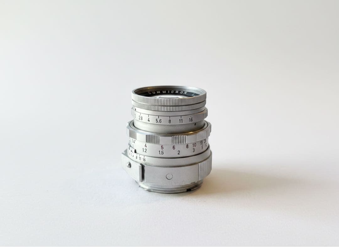 動作OK。Leica DR SUMMICRON 50mm F2 Mマウント